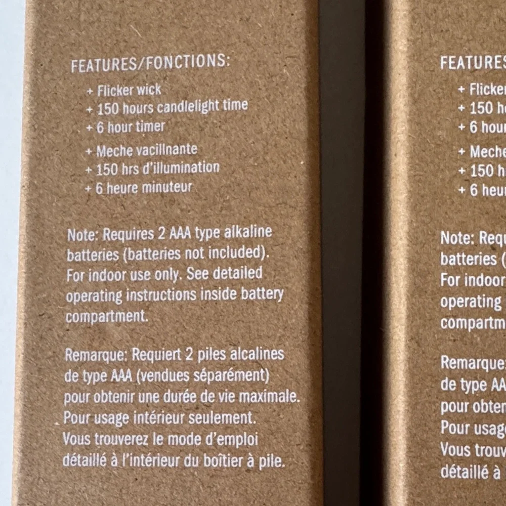 Bundle of two Pottery Barn Cream Spiral Candles - Picture 5 of 7